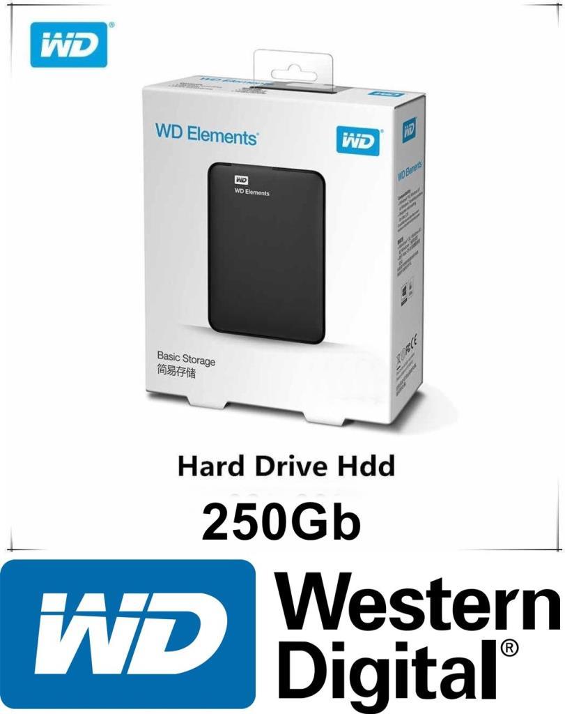 Alfabilgisayar Taşınabilir Harddisk Hdd 250Gb Usb Western Digital